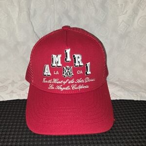 Amiri Red Baseball Cap